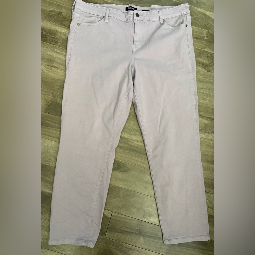 Buffalo David Bitton Aubrey High Rise Stretch Ankle Lilac 16